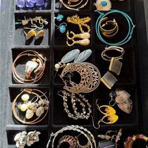 Large lot of earrings